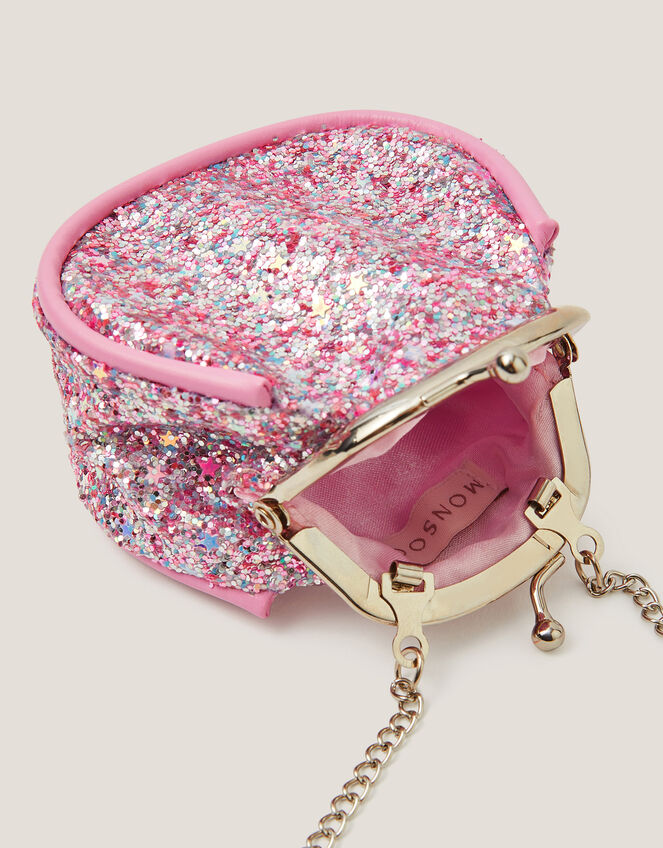 Mini Glitter Clip Frame Bag, , large