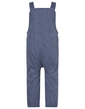 Newborn Baby Bear Dungarees Set, Blue (BLUE), large