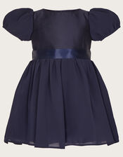 Baby Cherish Chiffon Bridesmaid Dress, Blue (NAVY), large