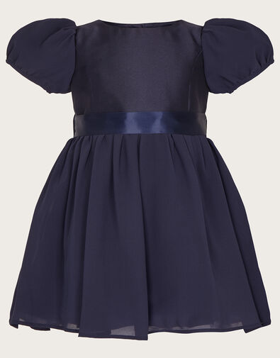 Baby Cherish Chiffon Bridesmaid Dress, Blue (NAVY), large