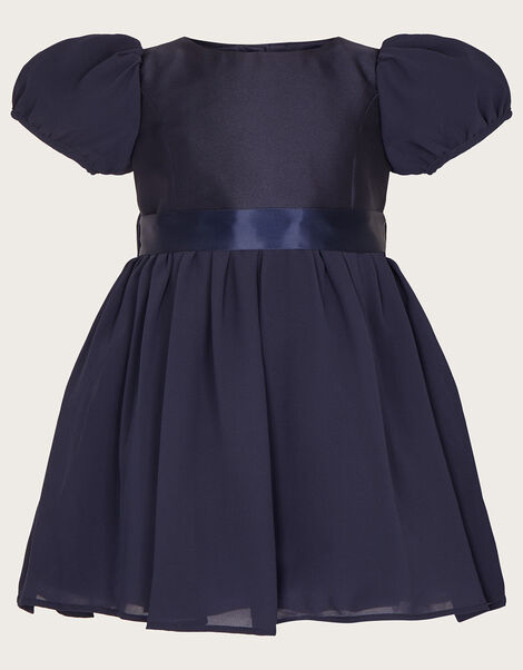 Baby Cherish Chiffon Bridesmaid Dress, Blue (NAVY), large