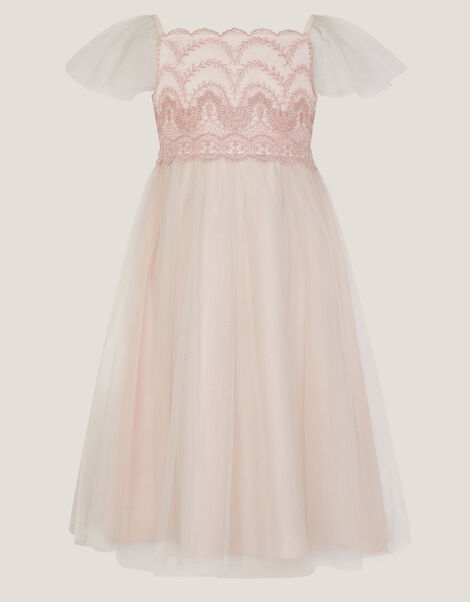 Francesca Lace Tulle Party Dress, Pink (PINK), large