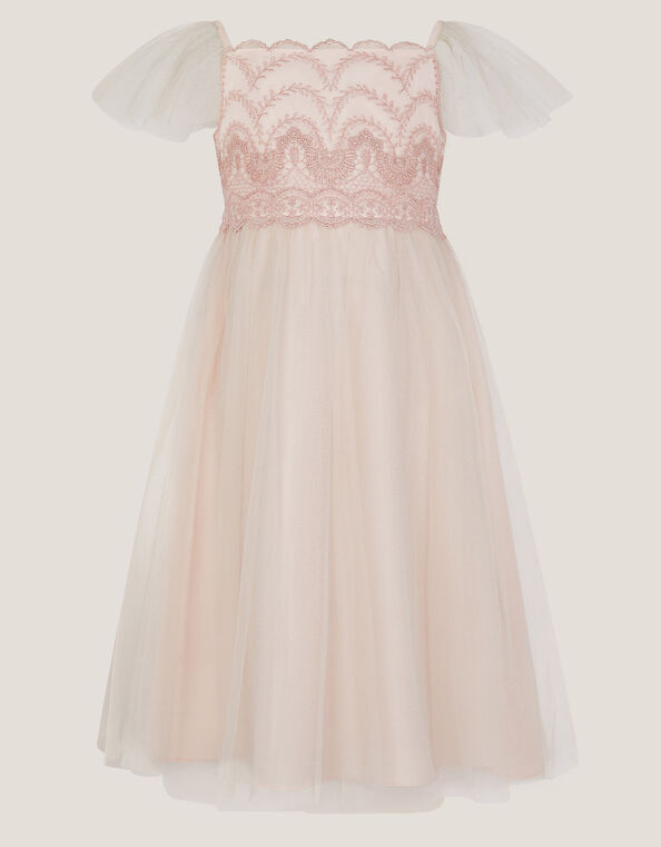 Francesca Lace Tulle Party Dress, Pink (PINK), large