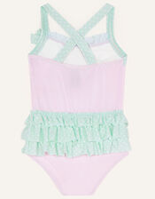 Baby 3D Flamingo Swimsuit, Pink (PINK), large