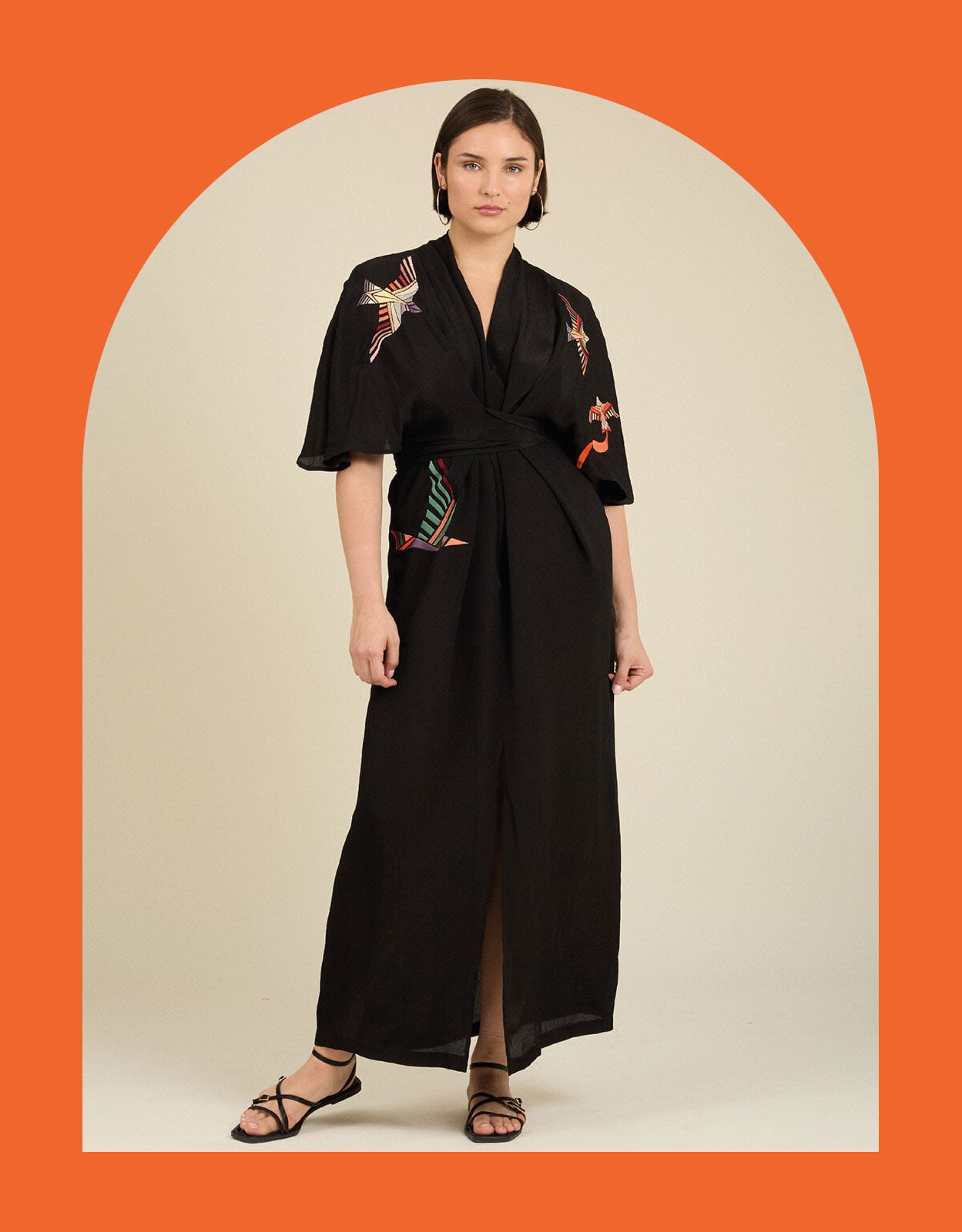Tallulah and Hope Regular-Length Tie Dress Black