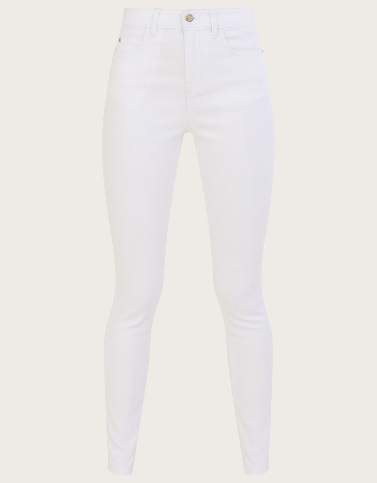 Iris Regular Length Skinny Jeans with Sustainable Cotton White Trousers Leggings Monsoon Global