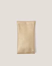 Soft Sunglasses Pouch, Gold (GOLD), large
