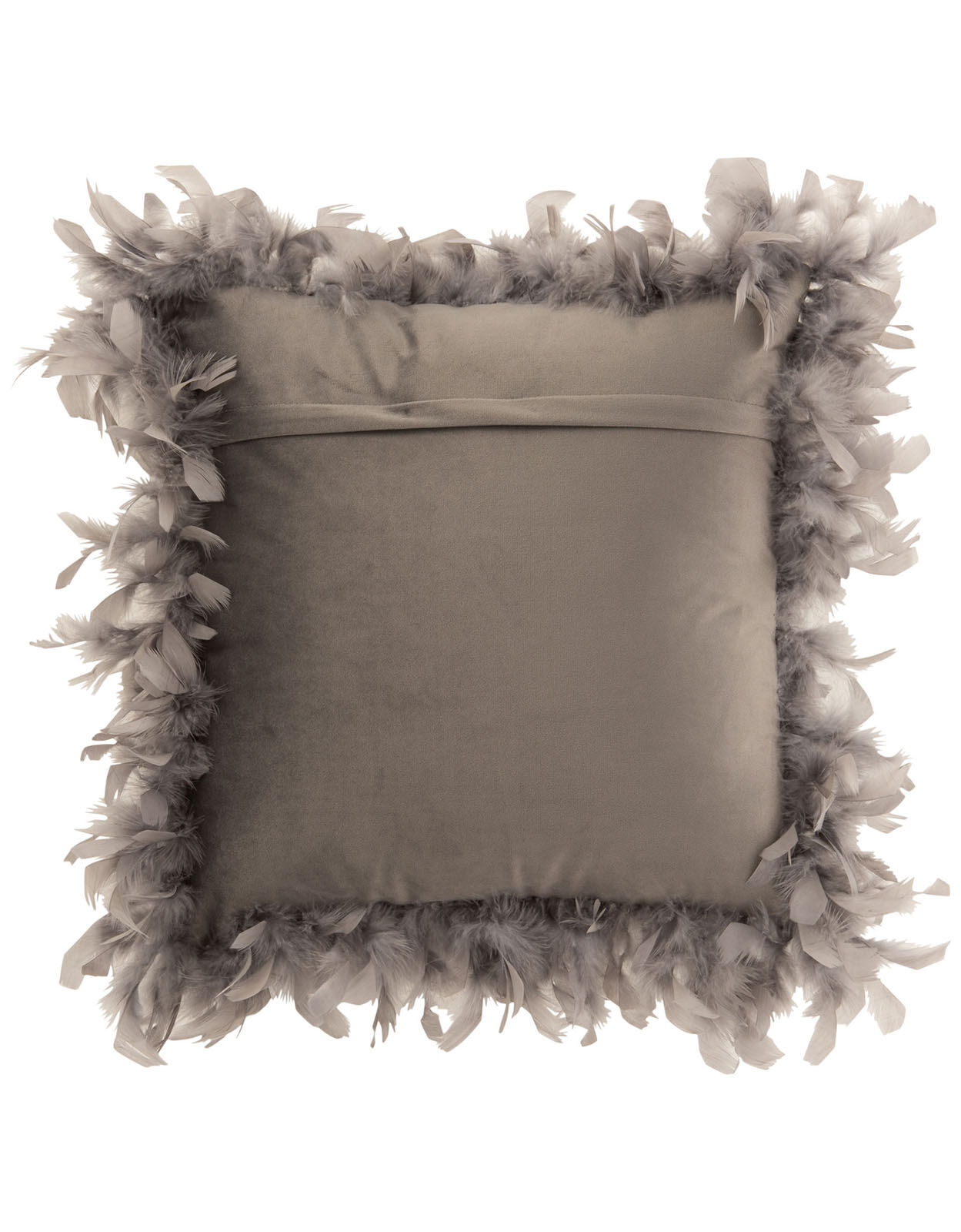 grey feather pillows