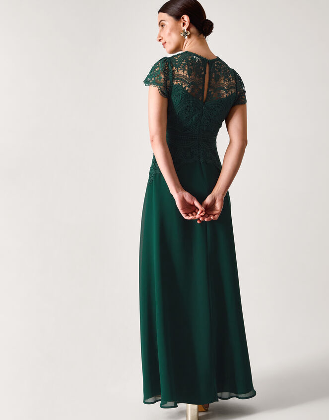 Monica Lace Bridesmaid Dress, Green (GREEN), large