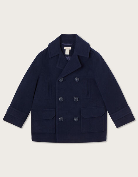 Button Peacoat Blue, Blue (NAVY), large