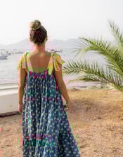 Pitusa Sleeveless Block Print Maxi Dress, , large