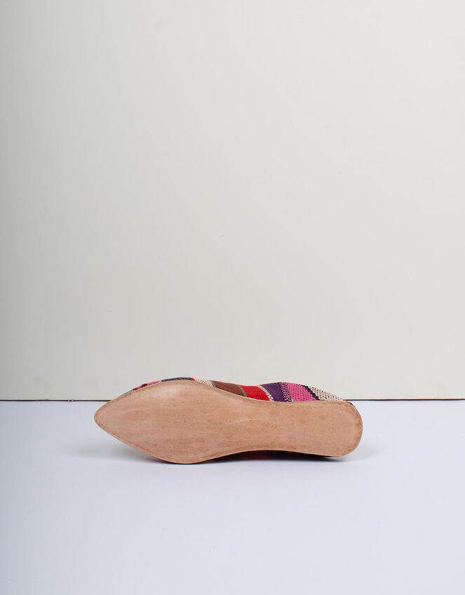 Bohemia Design Moroccan Boujad Babouche Slippers, Red (RED), large