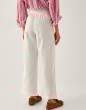 Harper Regular Wide Leg Jeans, Ecru (ECRU), large