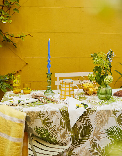 Palm Print Tablecloth, , large