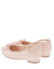 Bonnie Sparkle Bow Ballerina Pumps, Pink (PALE PINK), large