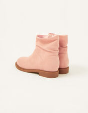 Slouch Suedette Boots, Pink (PINK), large