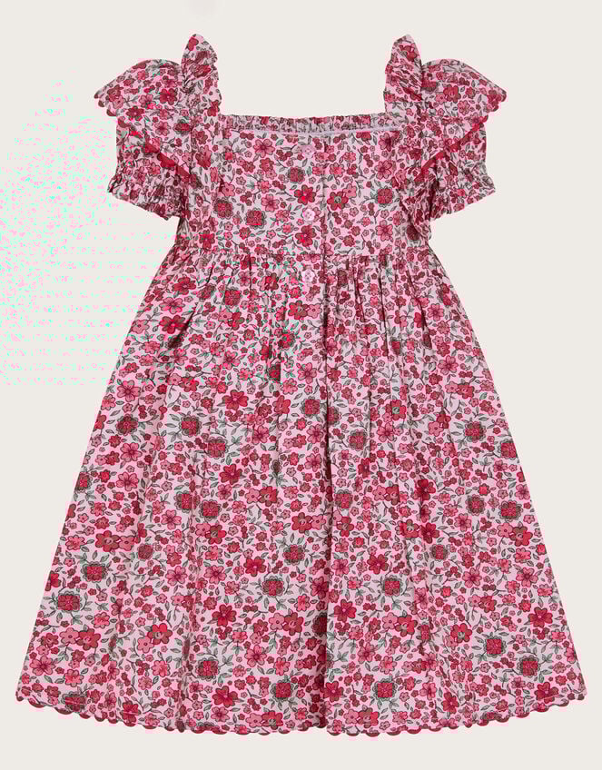Baby Floral Print Smock Dress, Pink (PINK), large