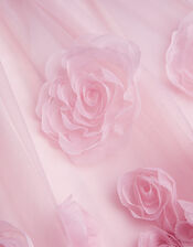 Josie 3D Rosette Dress, Pink (PINK), large