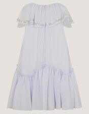 Elena Sequin Swing Dress, Blue (PALE BLUE), large