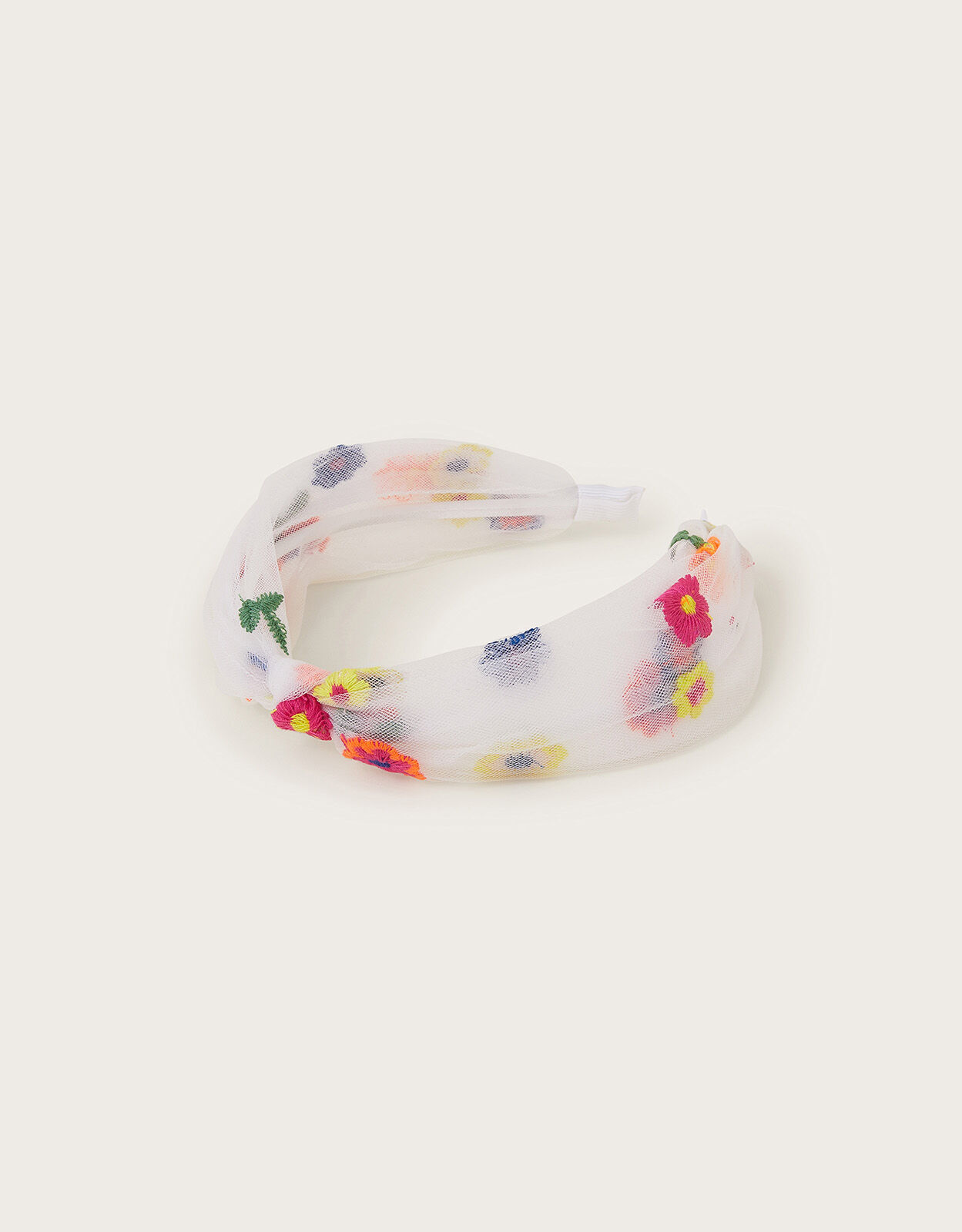 Embroidered Flower Headband Girls Hair Accessories Monsoon
