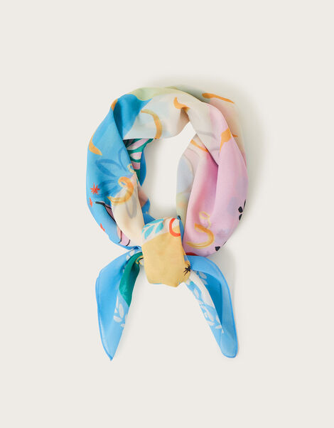 Skyla Print Head Scarf, , large