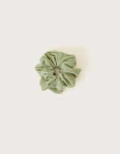 Velvet Scrunchie, Green (GREEN), large