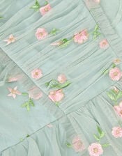 Primrose Embroidered Party Dress, Green (GREEN), large