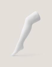 Baby Butterfly Lace Tights, White (WHITE), large