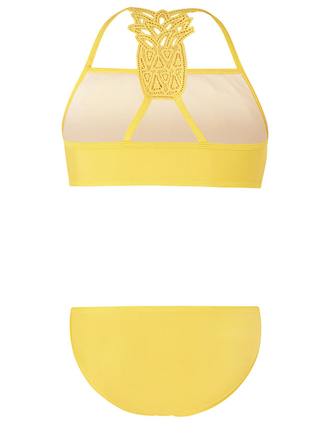 Pia Pineapple Bikini Set with Recycled Fabrics, Yellow (YELLOW), large