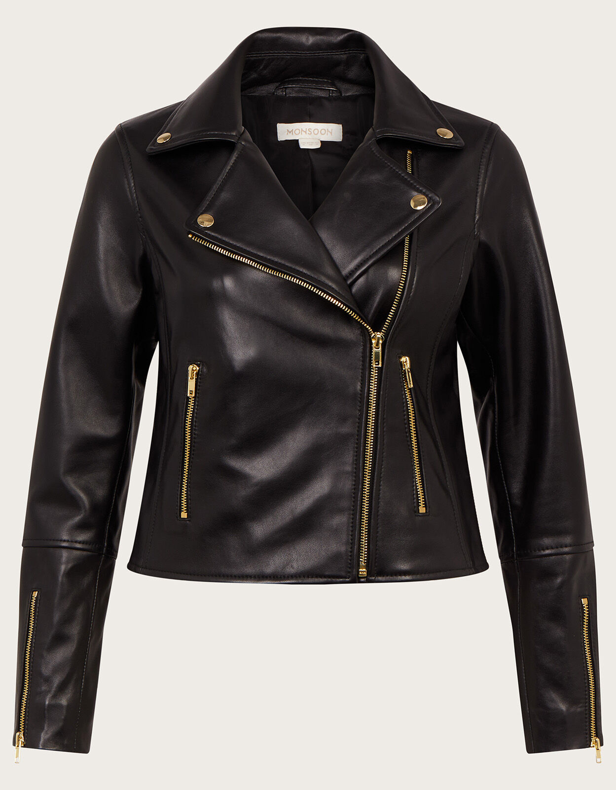 Moto black leather online jacket