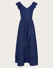 Indi Tie-Back Prom Dress, Blue (NAVY), large