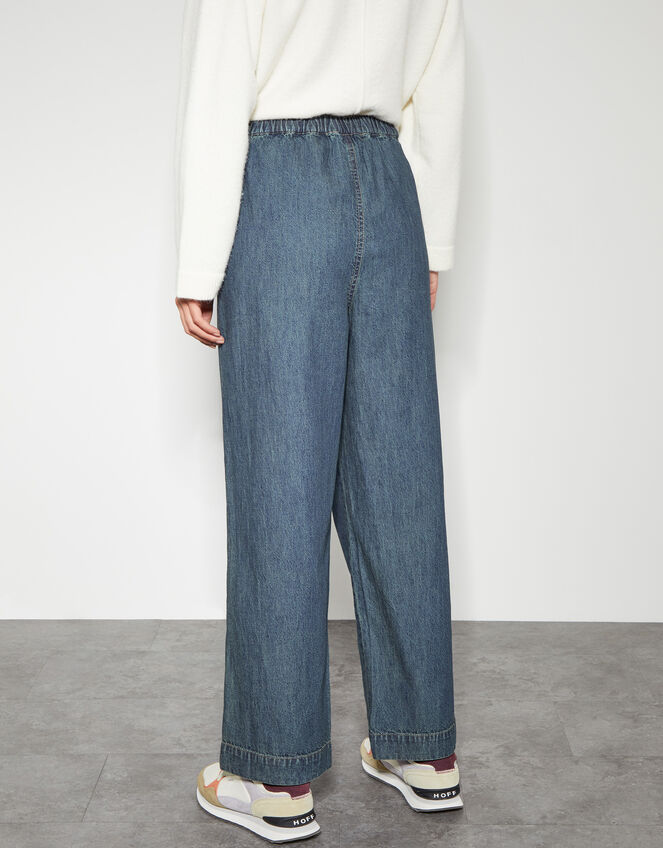 Jodi Crop Wide Leg Jeans, Blue (INDIGO), large