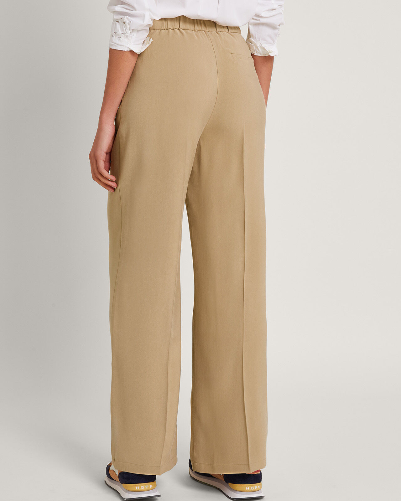 Camel coloured shop trousers