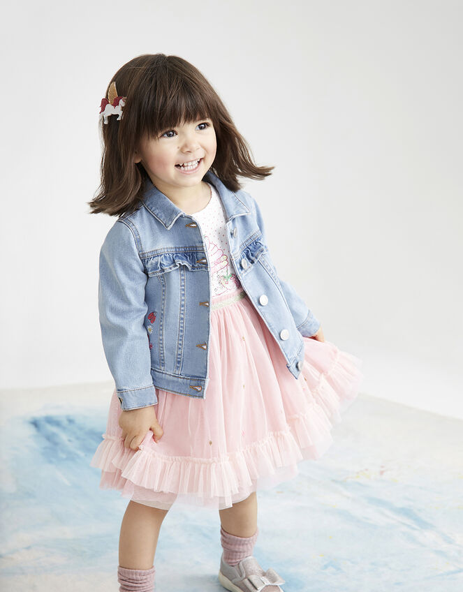 Baby Nessie Strawberry Disco Dress, Pink (PINK), large