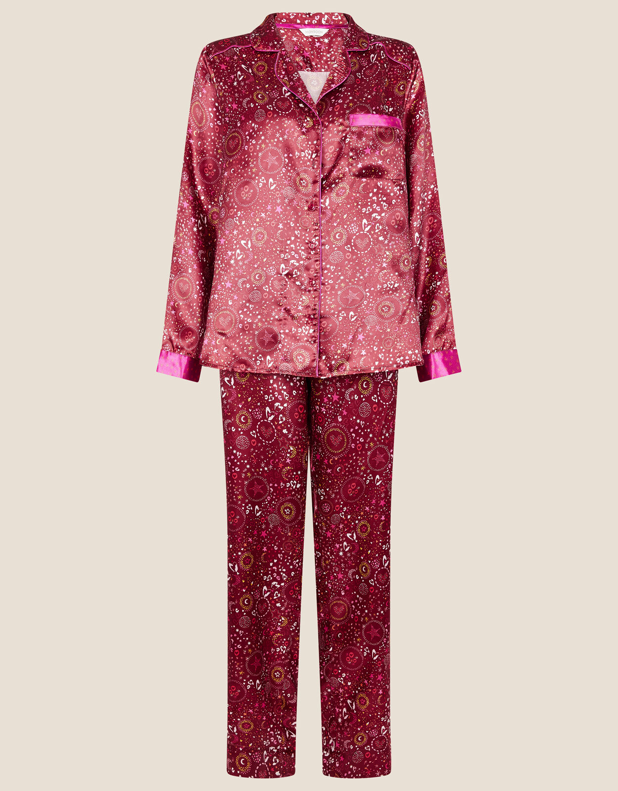 Red sales star pyjamas