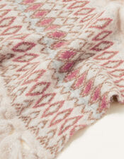 Fair Isle Knit Scarf, , large