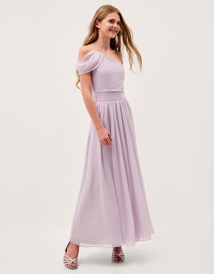 Texas One-Shoulder Prom Dress Purple | Prom Dresses & Shoes | Monsoon ...