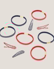 10-Pack Polka Dot School Hair Accessories, , large