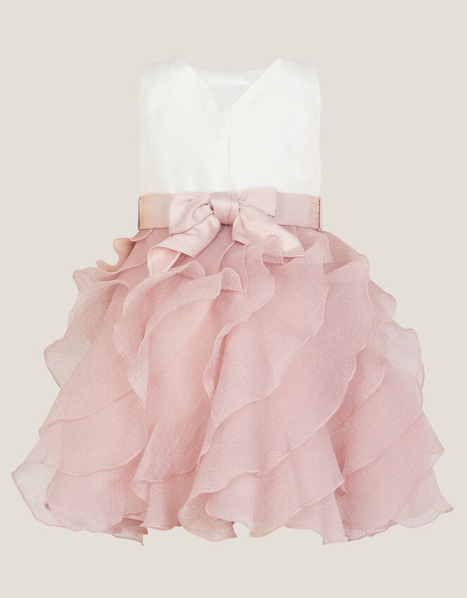 Baby Lace Cancan Ruffle Dress, Pink (PINK), large