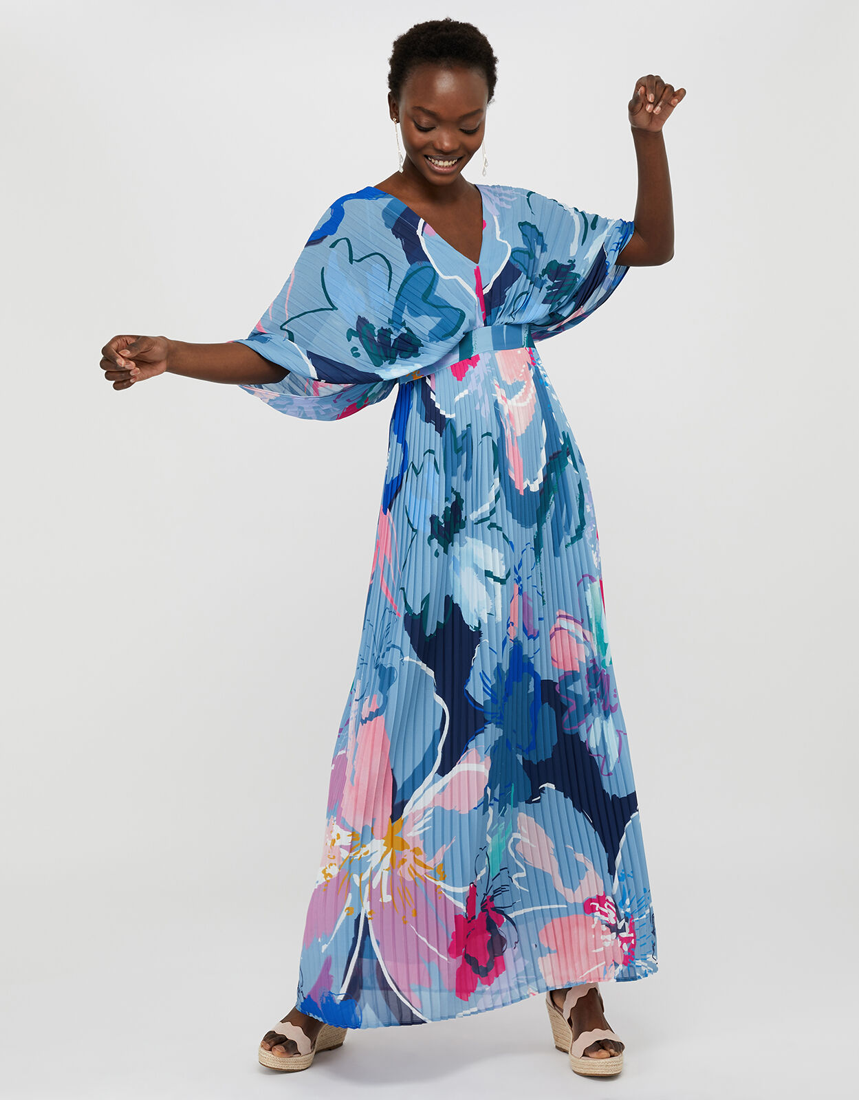 Monsoon 2025 pleated dress