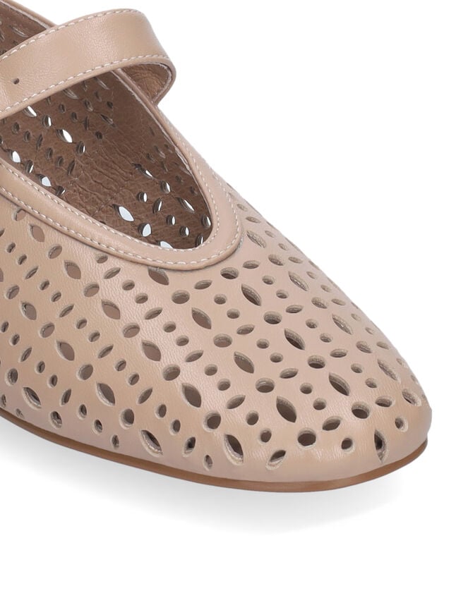 Bibi Lou Maia Mary Jane Ballet Flats, Camel (BEIGE), large