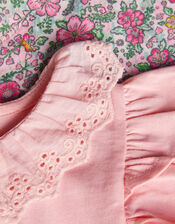 Baby Bunny T-shirt and Floral Leggings Set, Pink (PINK), large