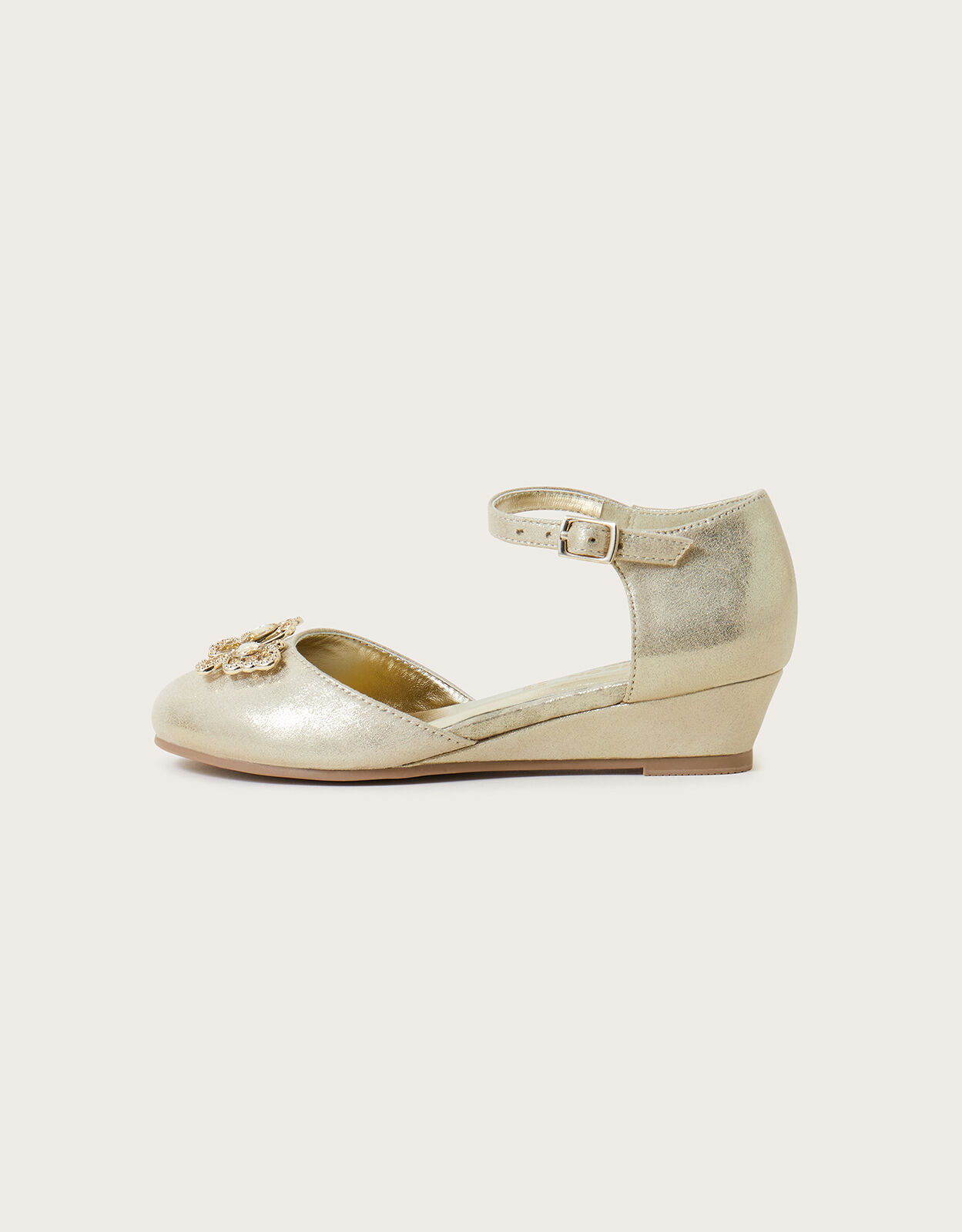 Girls gold wedges sale