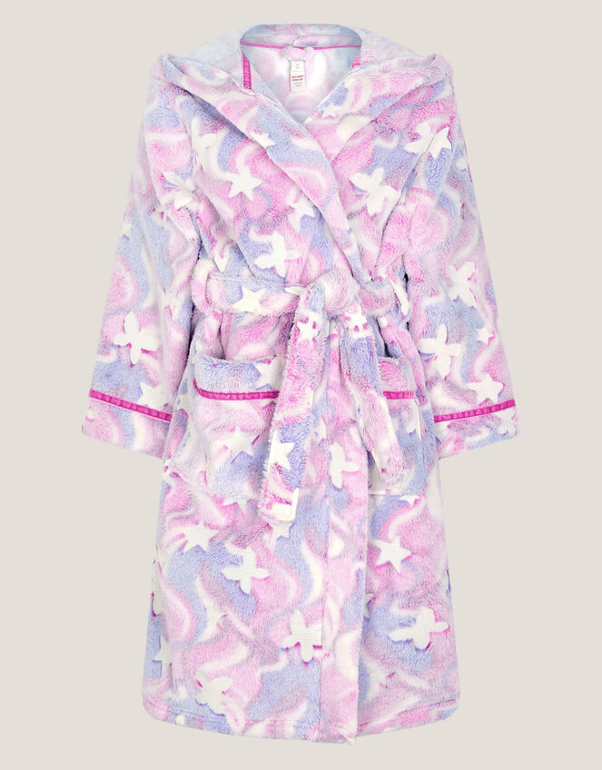 Glow in the Dark Unicorn Robe, Pink (PINK), large