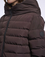 Rino & Pelle Keila Long Padded Coat , Brown (BROWN), large