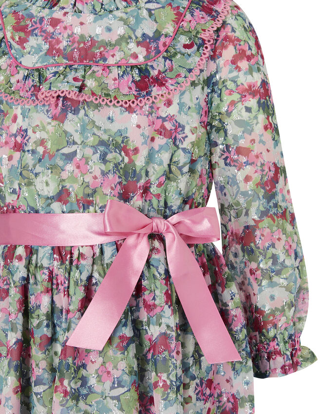 Floral Print Dress, Green (GREEN), large