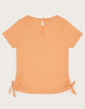 Crochet Pocket Top, Orange (ORANGE), large