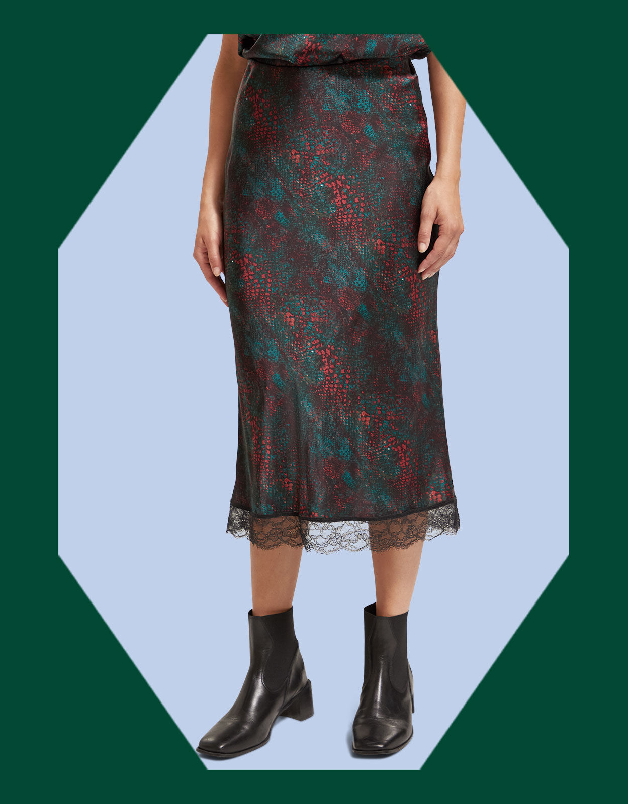 Midi cheap skirt blue
