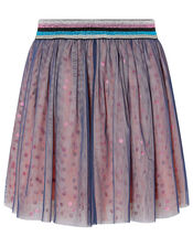Colour-Block Sequin Skirt, Pink (PINK), large