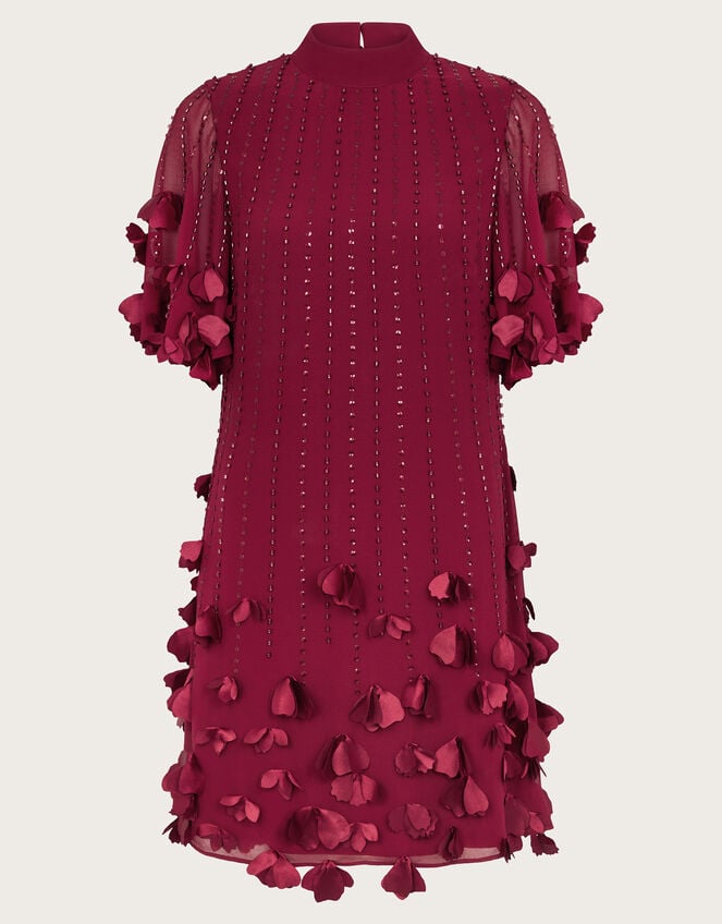 Carly Tunic Petal Dress, Red (RED), large